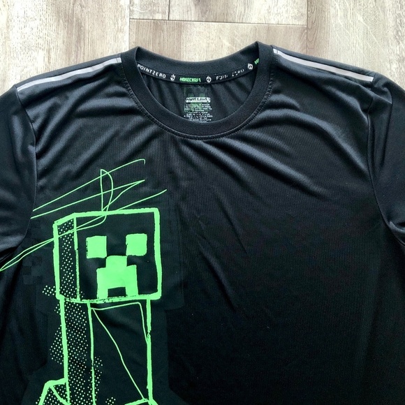 Minecraft X Point Zero T Shirt, Minecraft Video Game, Black Shirt, Mens Size L - Picture 6 of 10